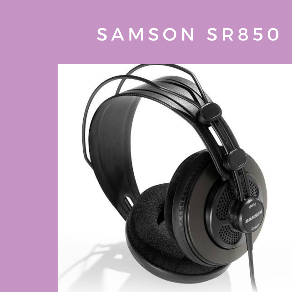 SAMSON SR850- Best Open-Back Headphones